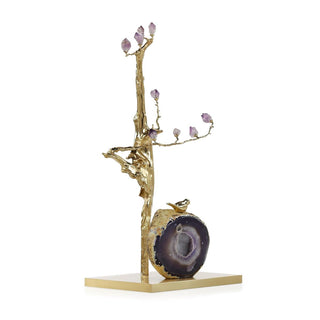 Amethyst Grove Sculpture on Brass Base JRA-15008