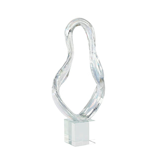 Prismatic Loop Sculpture on Crystal Base, Large JRA-15083