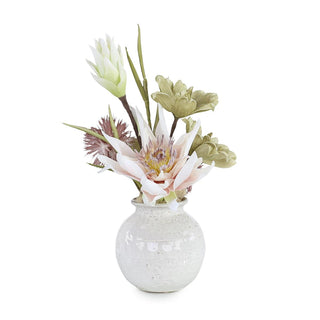 Pretty in Pink Faux Floral Arrangement