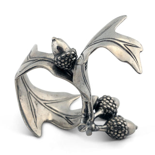 Pewter Acorn & Oak Leaf Napkin Ring