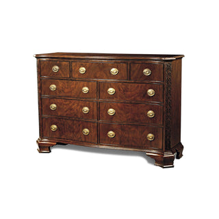 Crotch Mahogany Dresser Lg