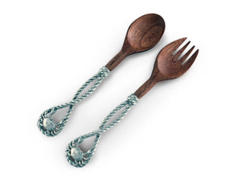 Crab & Rope Salad Server Set