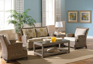 Exuma 5 PC Seating Set w/beige cushions