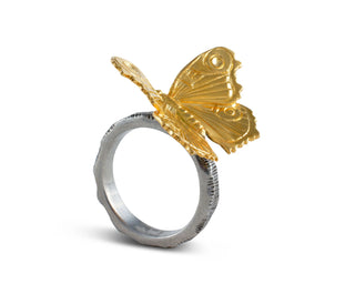 Gold Butterfly Napkin Ring