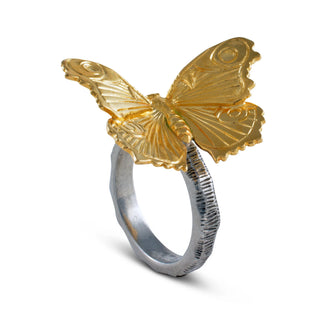 Gold Butterfly Napkin Ring