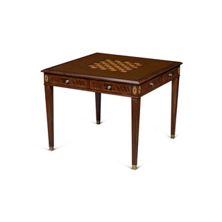 Mahogany Game Cocktail Table