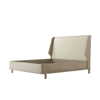 REPOSE WOODEN WITH UPHOLSTERED HEADBOARD US KING BED