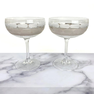 Truro Coupe Stems Glass Set of two