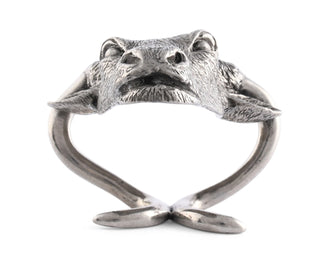 Pewter Steer Head Napkin Ring