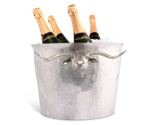 Long Horn Steer Ice Tub Punchbowl