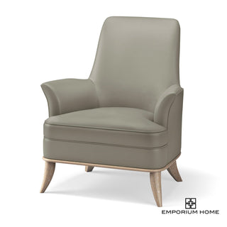 JACKIE CHAIR-GREY-CHESTERFIELD GREY LEATHER