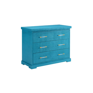 Clifton Side Chest with Raffia Finish - Modern Storage Piece