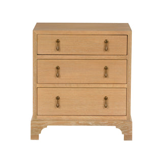 Cooper River Chest – Cerused Oak Finish with Nickel Pulls