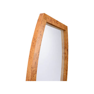 Hewett Mirror - Elegant Burlwood Frame