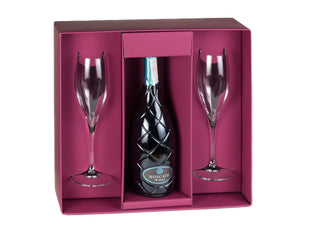 Gift Box, Set of 2 Flutes with Space