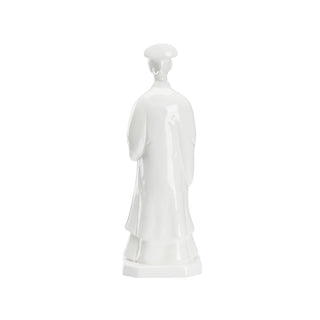 Elegant Chinese Woman Figurine - Glossy White