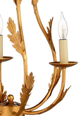 Petite Chandelier – Antique Gold Leaf Finish