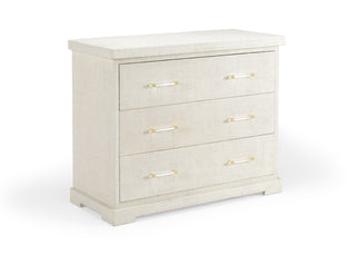 Clifton Side Chest with Raffia Finish - Modern Storage Piece