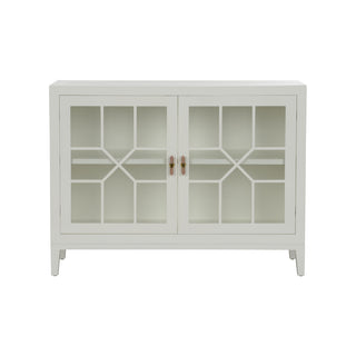 Silhouette Chest - White with Rose Quartz Door Pulls