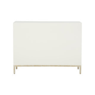 Ficino Bookshelf - White with Moon Phase Glass Detailing