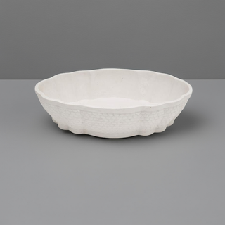 Maitland Smith Constance Bowl - Crushed White Agate Cast Bowl