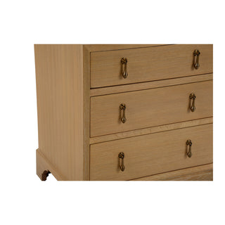 Cooper River Chest – Cerused Oak Finish with Nickel Pulls