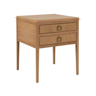 San Remo Chest - Oak with Tapered Legs and Streamlined Design