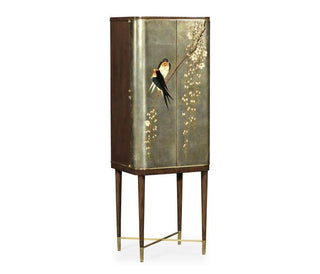 Jonathan Charles Drinks Cabinet with Hand Painted Birds