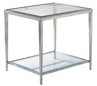 HM1019E - JINX NICKEL RECTANGULAR SIDE TABLE