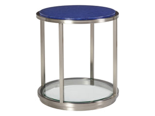 Artistica Home Ultramarine Round End Table