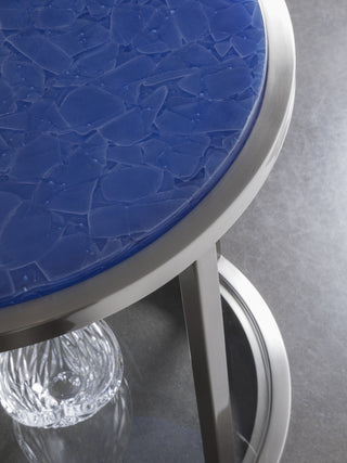 Artistica Home Ultramarine Round End Table