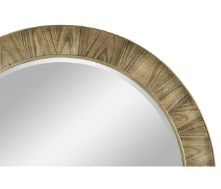 Traditional Hamilton 48" Round Mirror - Golden Amber Finish