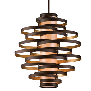 Vertigo 4 Light 30" Wide Chandelier with Fabric Shade Model:113-44