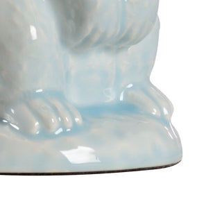 Next Generation Lamp – Light Blue Ceramic Bunny Table Lamp for Nursery or Child’s Room