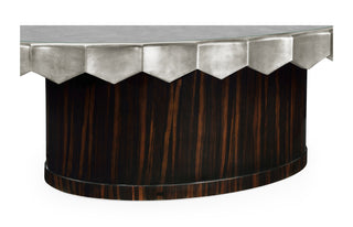 Églomisé Oval Cocktail Table,