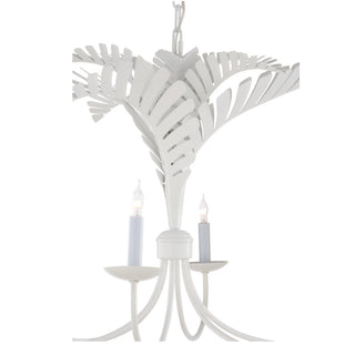 Royal Palm Chandelier - White 12149