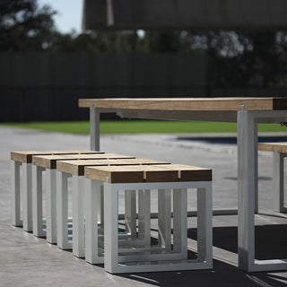 VIGOR TEAK TABLE, STOOL AND BENCH