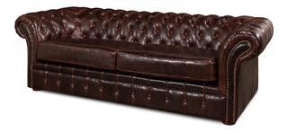 Piccadilly 3 Seat Sofa, Club Leather