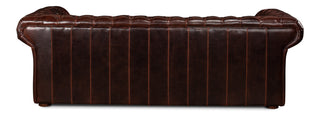 Piccadilly 3 Seat Sofa, Club Leather