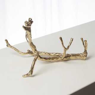 Twig Wine Bottle Holder-Brass