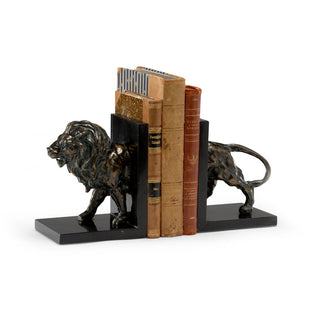 Lioncrest Bookends (Pr) – Bronze-Inspired Decorative Bookend Set