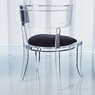 Global Views Klismos Acrylic Chair Sultana Lavender