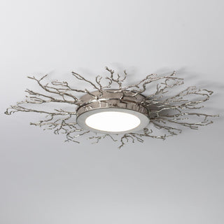 TWIG CEILING FIXTURE-NICKEL