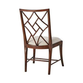 DELICATE TRELLIS SIDE CHAIR