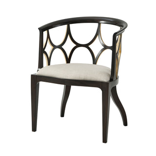 EBONISED CONNAUGHT ACCENT CHAIR