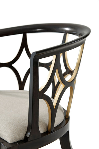 EBONISED CONNAUGHT ACCENT CHAIR