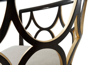 EBONISED CONNAUGHT ACCENT CHAIR