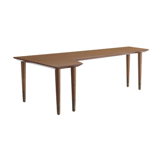 Lottie Cocktail Table - Scandinavian-Inspired Elegance with Satin Walnut Finish