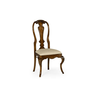 William & Mary Inlaid Side Chair 492852-SC-WAL-F001