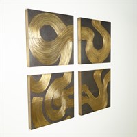 CURRENTS WALL PANELS-BRASS/BRONZE